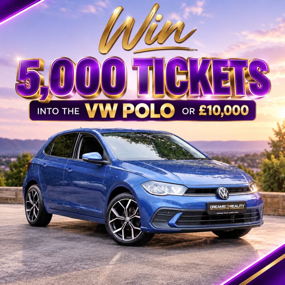 Win 5,000 VW Polo or £10,000 Tickets