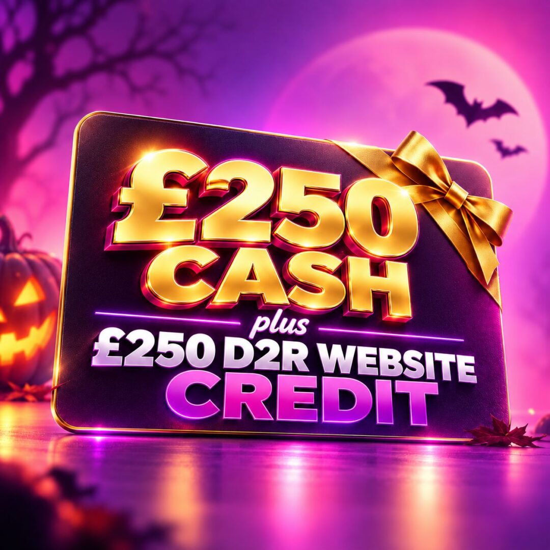 £250 Cash + £250 Website Credit