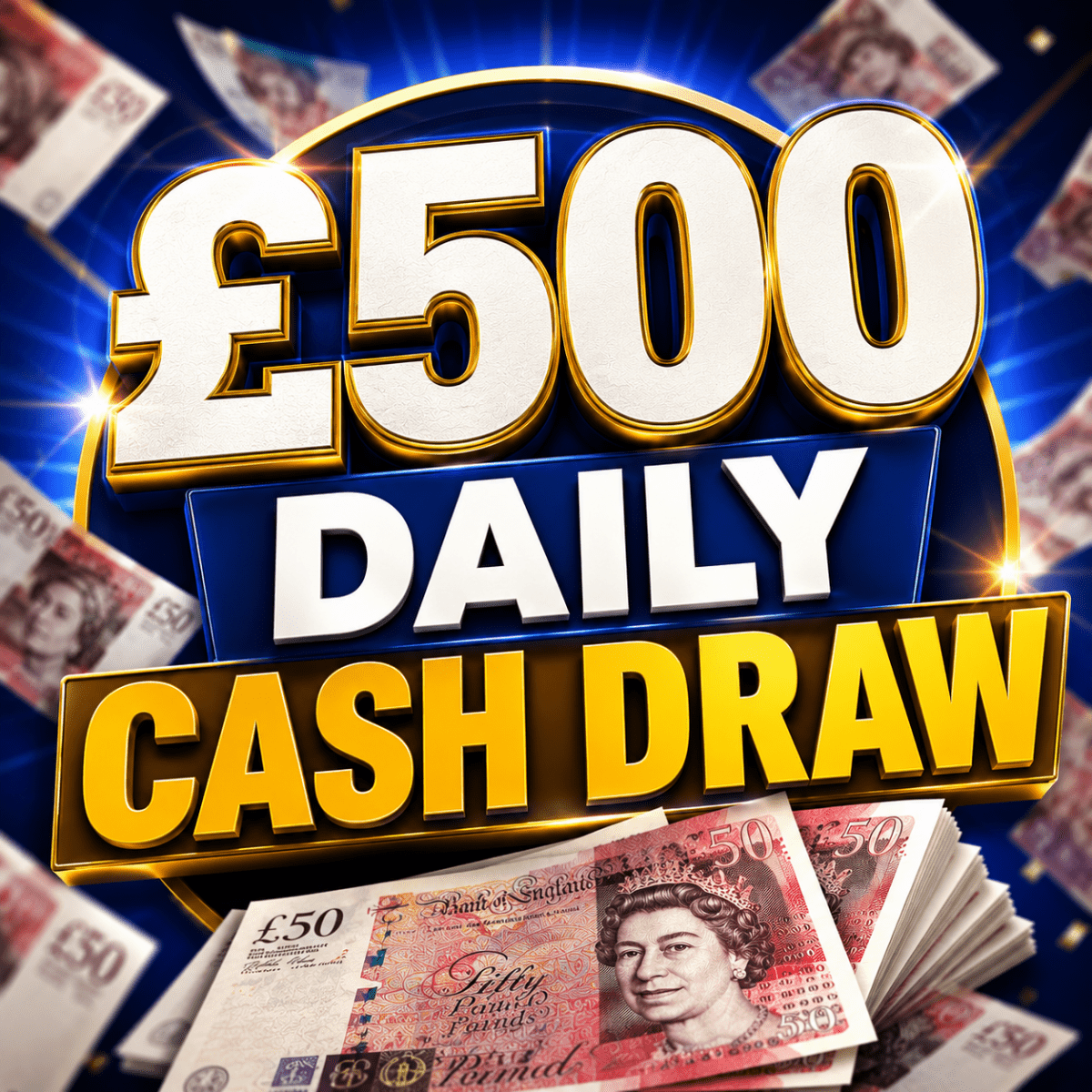 Csh Draw £500 Daily Cash Draw - Dreams 2 Reality Competitions