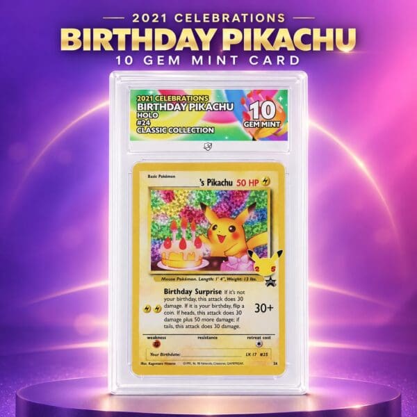 2021 Celebrations Birthday Pikachu